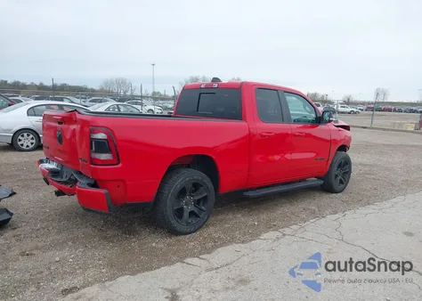 2021 Ram 1500 Big Horn 4X4 6'4 Box из США, поврежденный, VIN 1C6SRFBT0MN540666